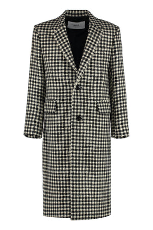 Houndstooth wool Coat-0